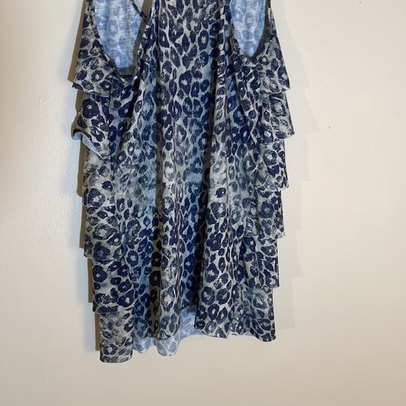 Mudd Cheetah Print Layered Tank Top‎ - Picture 4 of 5